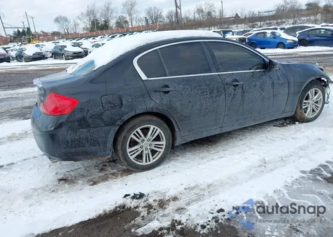 2013 Infiniti G37X from USA, damaged, VIN JN1CV6ARXDM766754